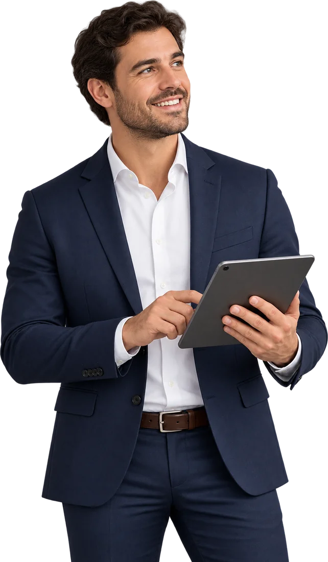 Professional exploring career opportunities