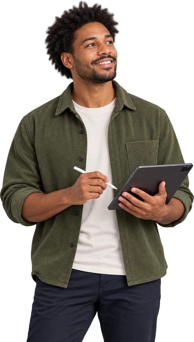 Professional exploring career opportunities