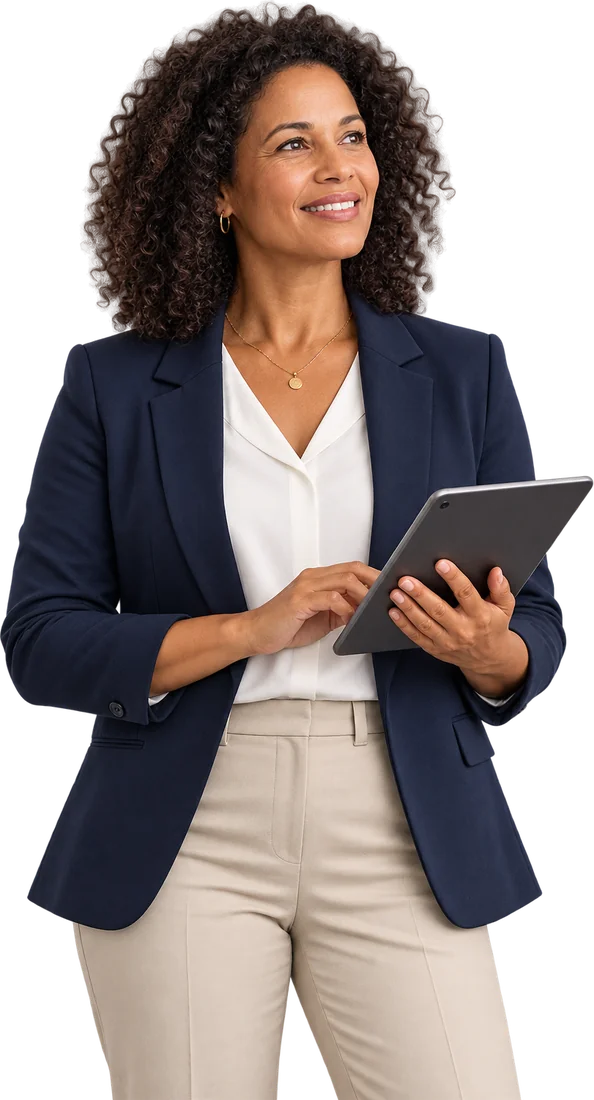 Professional exploring career opportunities